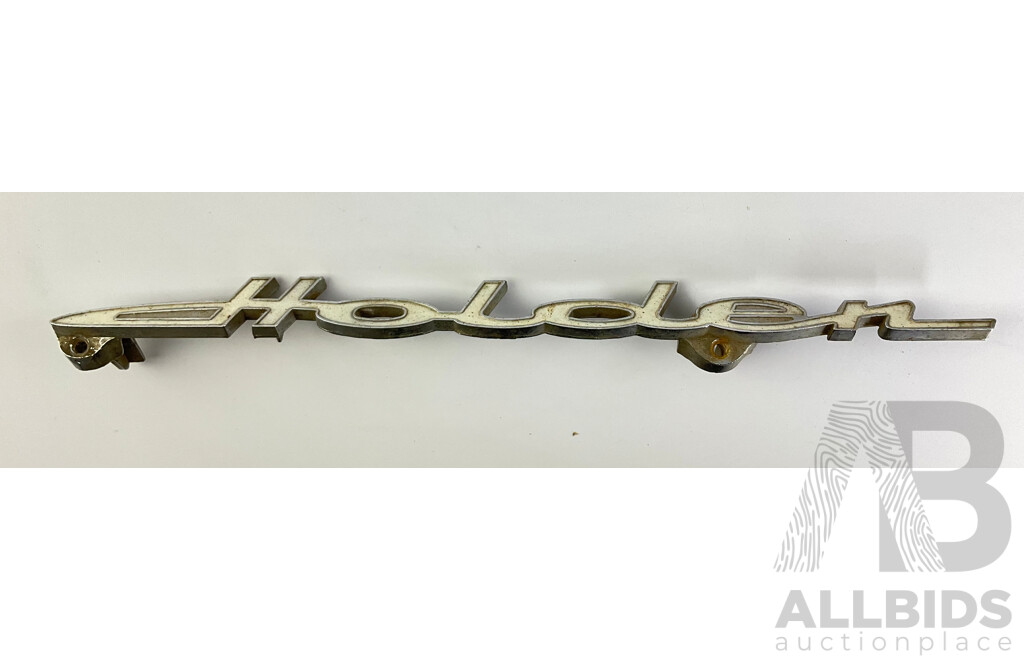 Original Holden HR Horn Button and Body Badges, Special and Holden