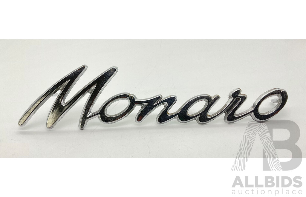 Original Holden HK/HT/HG Monaro Body Badge