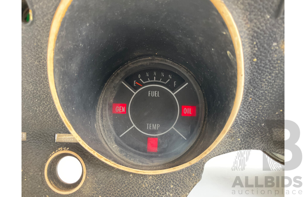 1969 Holden HT Belmont/Kingswood VDO Instrument Cluster