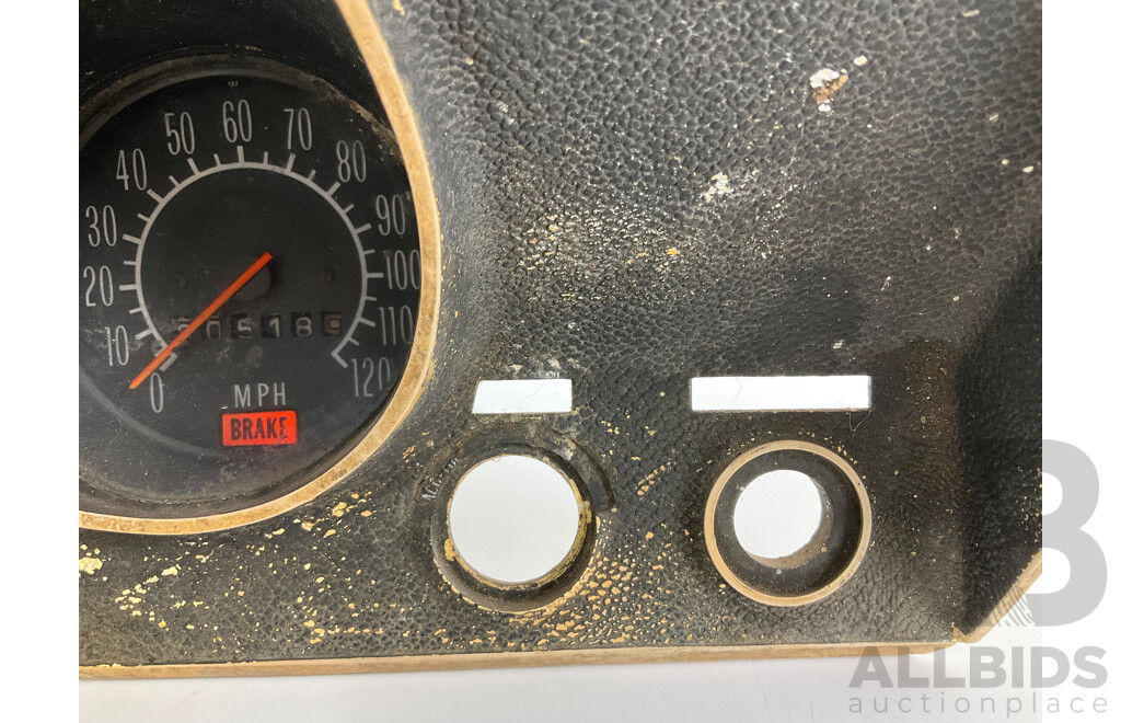 1969 Holden HT Belmont/Kingswood VDO Instrument Cluster