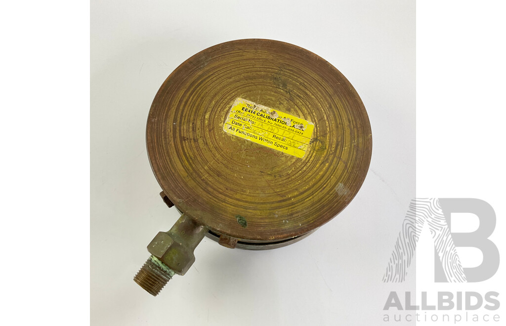 Ex Royal Australian Air Force Lewis & Fitzgibon PSI Gauge, Made in Australia