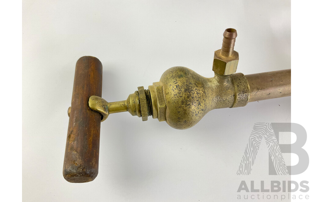 Vintage Brass Drum Pump and Rega Pump Pest Sprayer