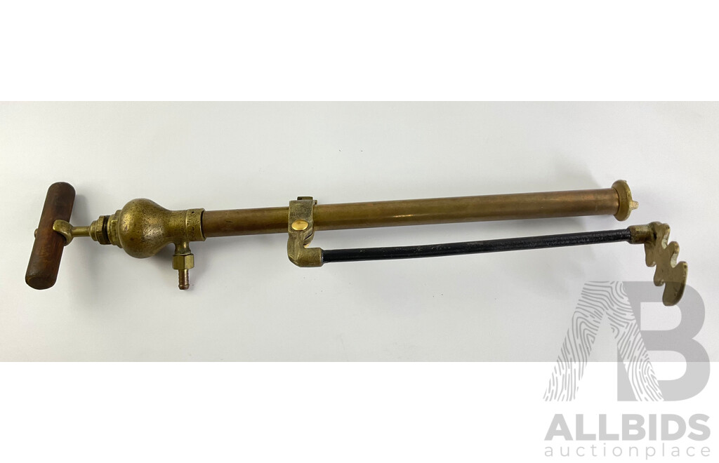 Vintage Brass Drum Pump and Rega Pump Pest Sprayer