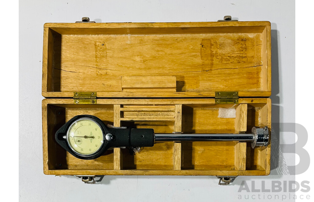 Vintage John Bull Small Bore Gauge in Original Case, Made in England