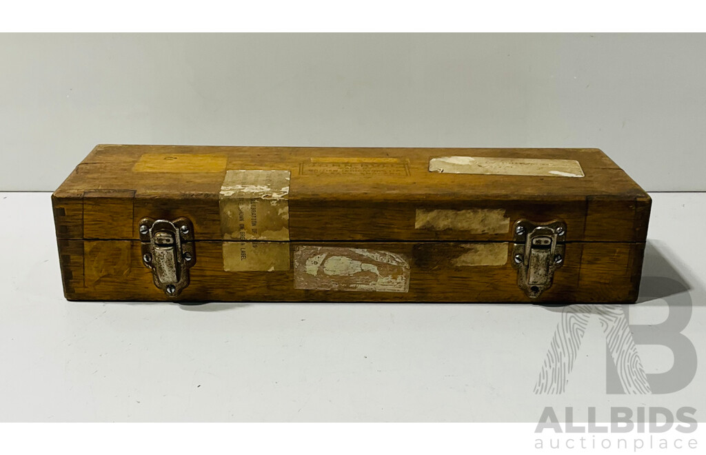 Vintage John Bull Small Bore Gauge in Original Case, Made in England