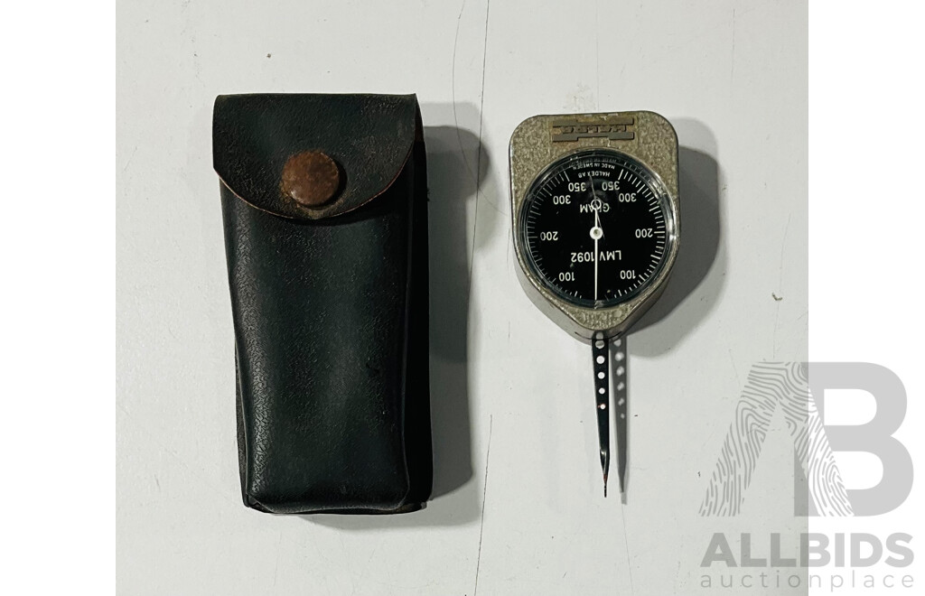 Vintage Haldex LMV 1092 Tension Force Meter, 0-350 Grams