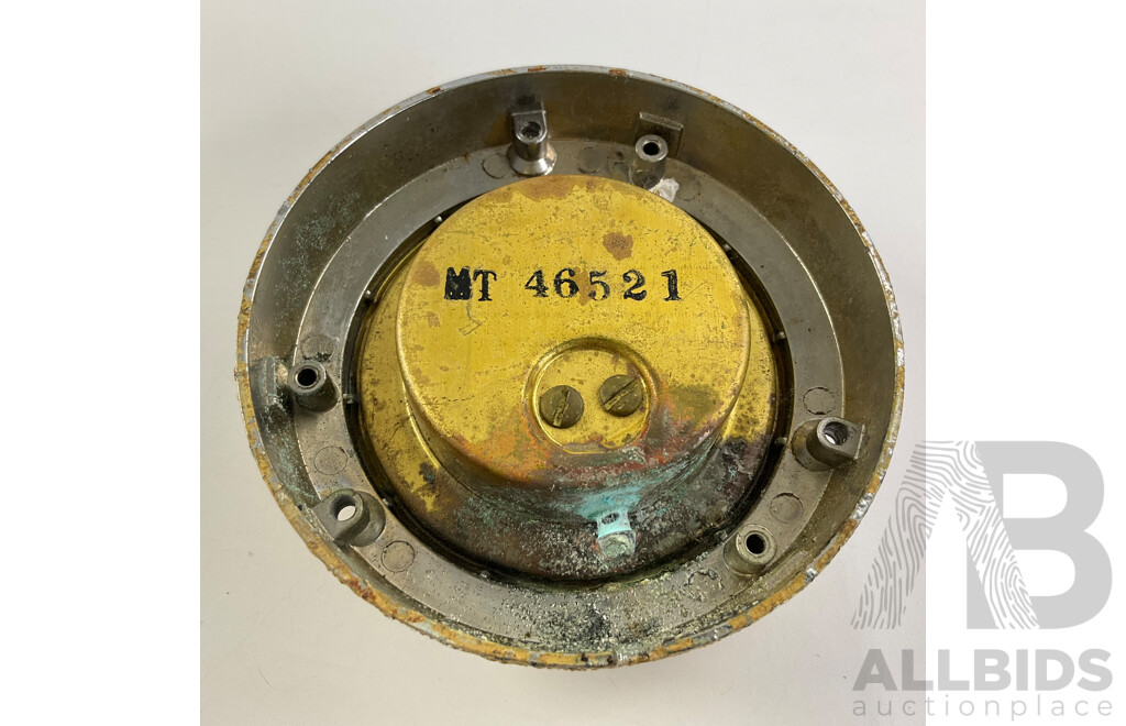 Mid Century Aqua Meter Instrument Corporation Speed Boat Speedometer