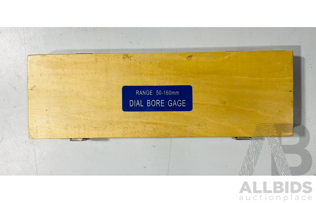 Dial Bore Gauge in Timber Case, 50mm-160mm
