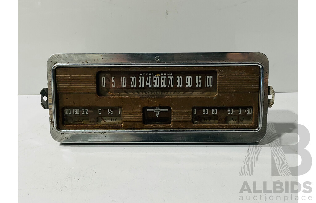 1939 Oldsmobile Dash Cluster