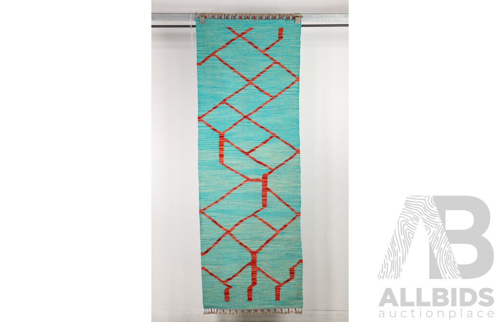 Modern Woollen Kilim Hall Runner
