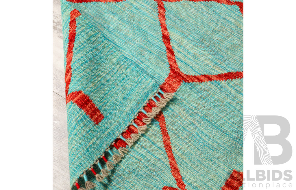 Modern Woollen Kilim Hall Runner