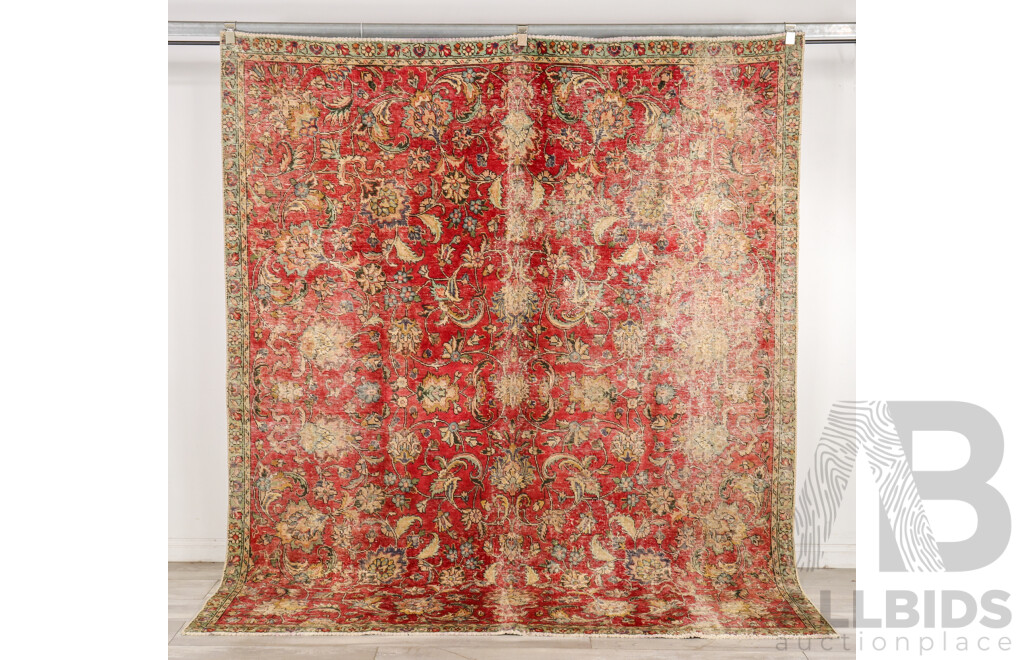 Hand Knotted Threadbare Persian - Lot 1651025 | ALLBIDS