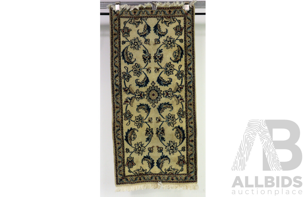 Hand Knotted Persian Thick Wool Small Runner