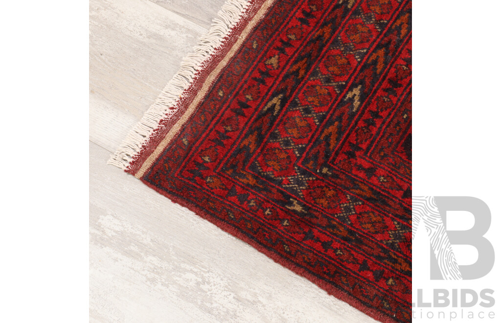 Hand Knotted Afghan Khal Mohammadi Wool Rug