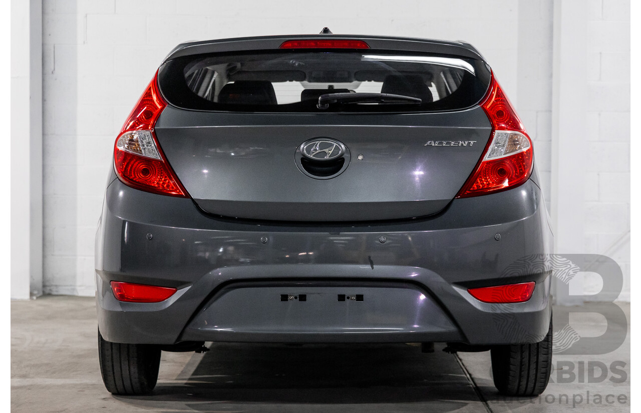 1/2013 Hyundai Accent Active RB 5d Hatchback Carbon Grey Metallic 1.6L