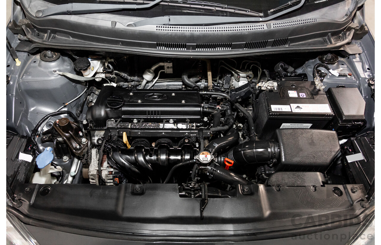 1/2013 Hyundai Accent Active RB 5d Hatchback Carbon Grey Metallic 1.6L