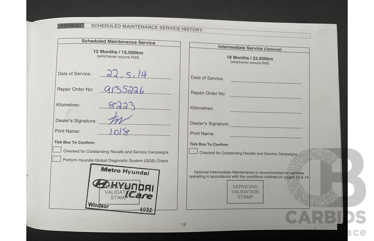 1/2013 Hyundai Accent Active RB 5d Hatchback Carbon Grey Metallic 1.6L