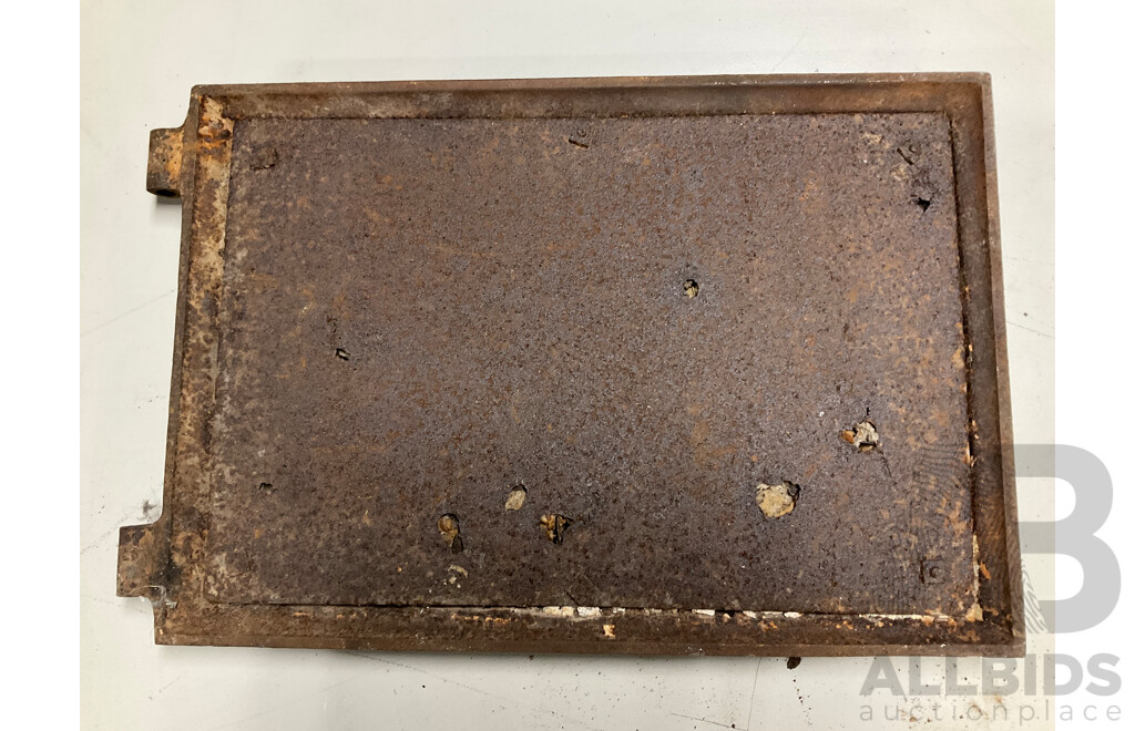 Vintage Metters Capitol Enameled Oven Door