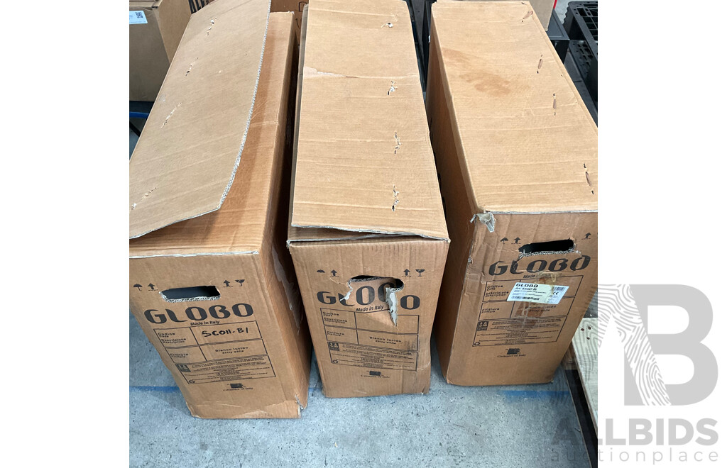 GLOBO SA027.BI Wash Basin 74x48cm - Lot of 3