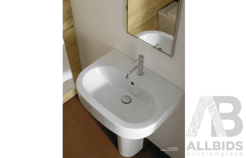 GLOBO SA006.BI Wash Basin 72x50cm - Lot of 4