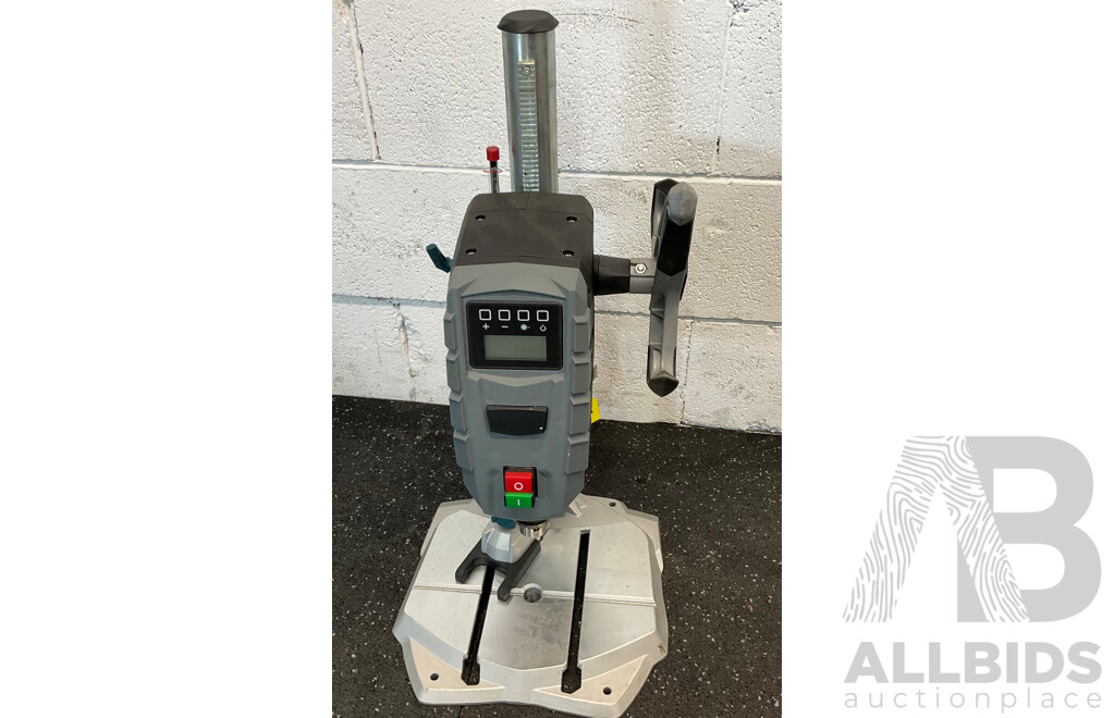 FERREX Electric Drill Press & Folding Crane & Vintage Dawn Vice & Battery Load Tester