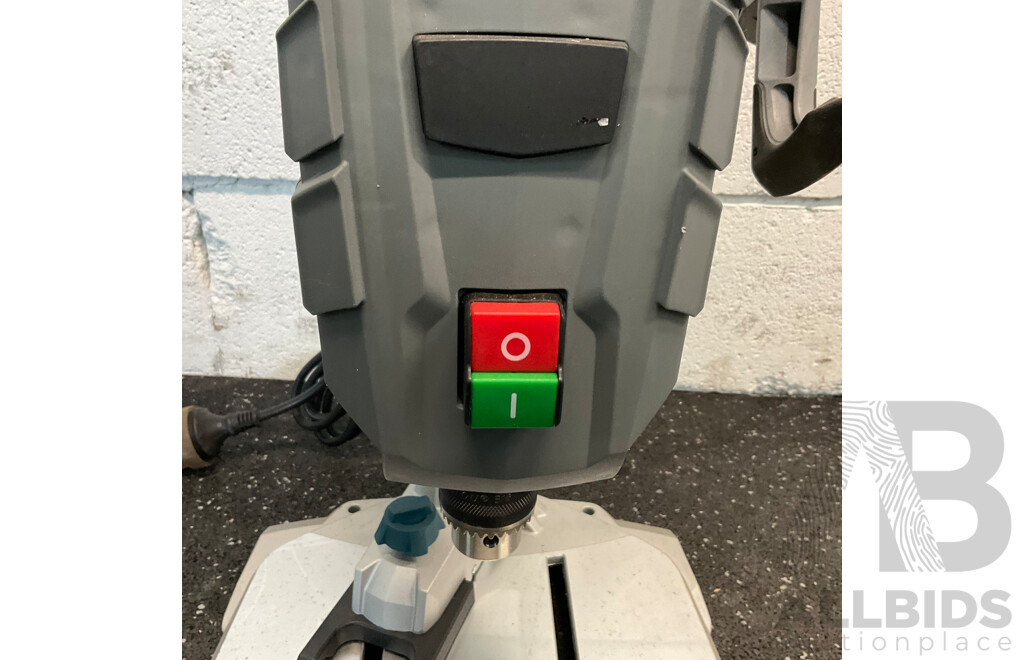 FERREX Electric Drill Press & Folding Crane & Vintage Dawn Vice & Battery Load Tester