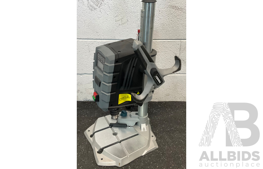 FERREX Electric Drill Press & Folding Crane & Vintage Dawn Vice & Battery Load Tester