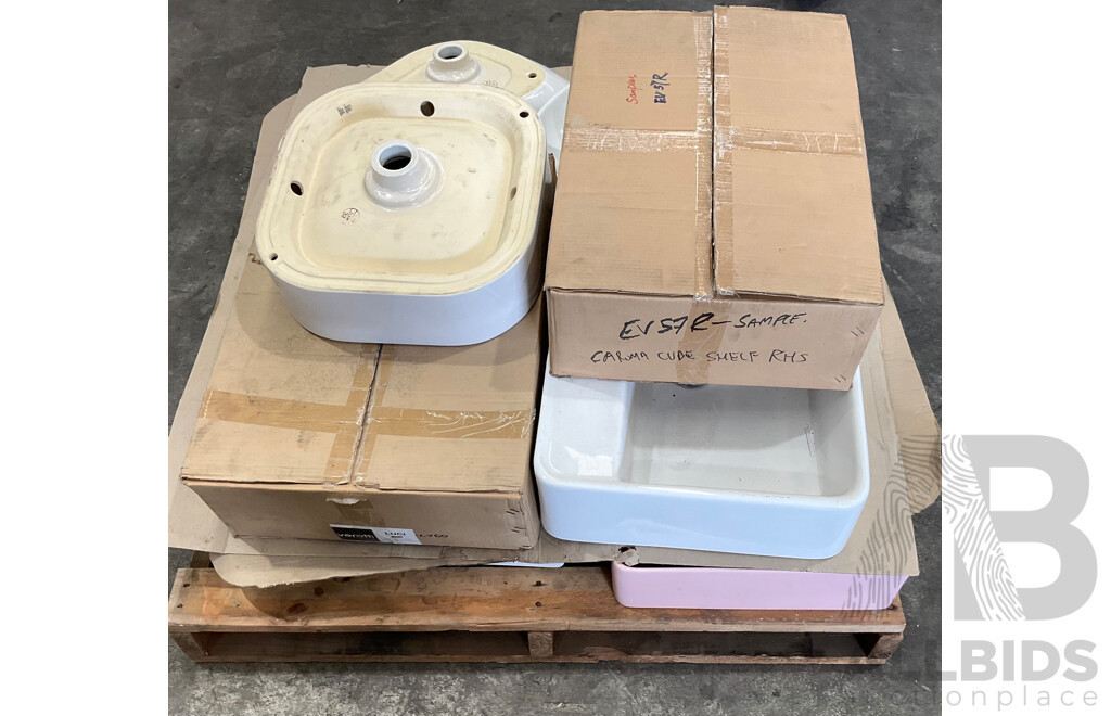 Assorted Display Basin - Lot of 10