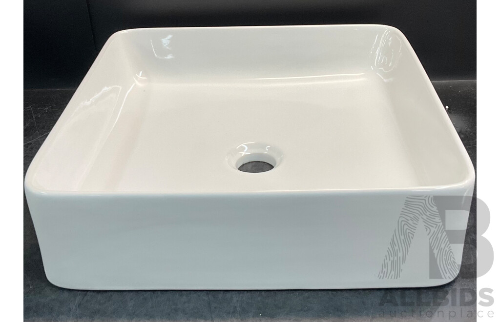 VEROTTI City Life CL40BMW Bench Basin - Matt White - ORP $369