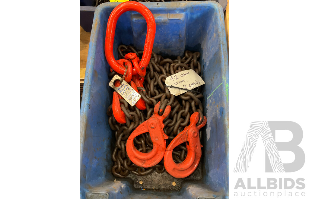 2x 4.2-Metre Heavy Duty Lifting Chains