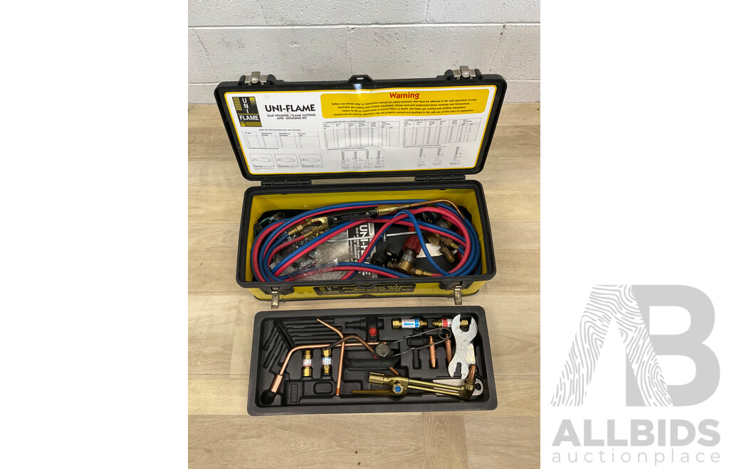 UNIFLAME Professional Oxygen Acetylene Gas Cutting and Welding Kit