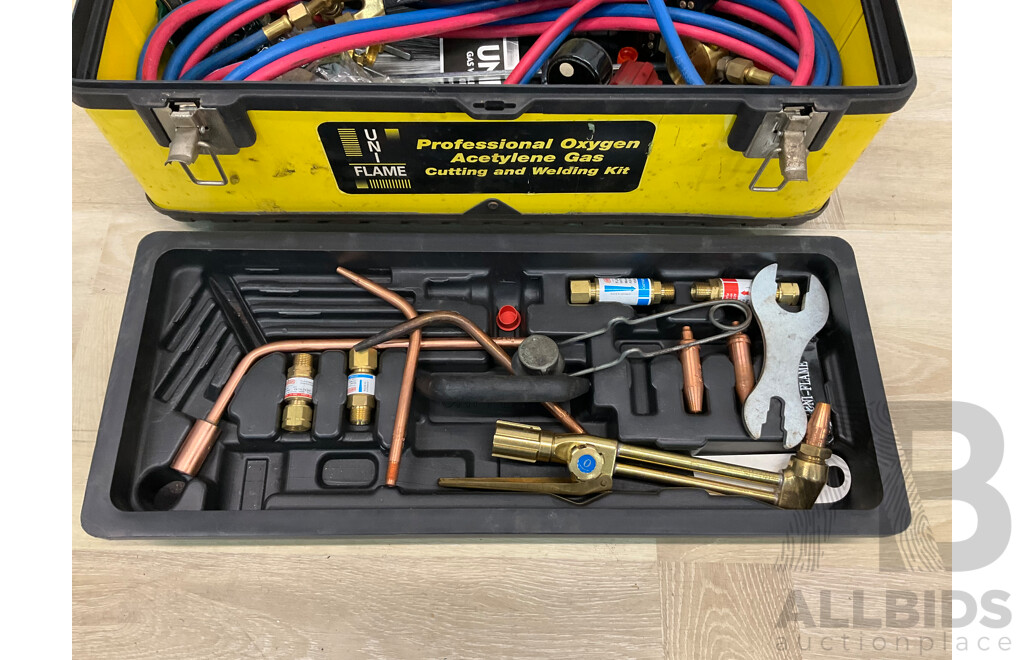 UNIFLAME Professional Oxygen Acetylene Gas Cutting and Welding Kit