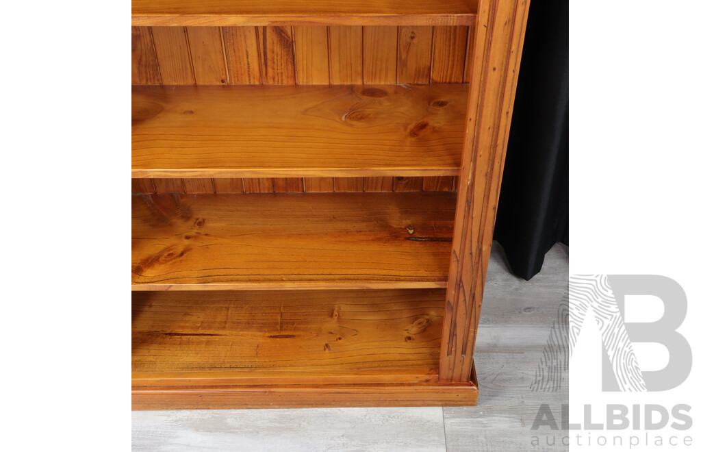 Pine Open Bookcase