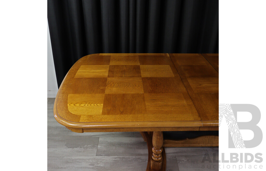 Oak Seven Piece Dining Suite by Universal Furniture