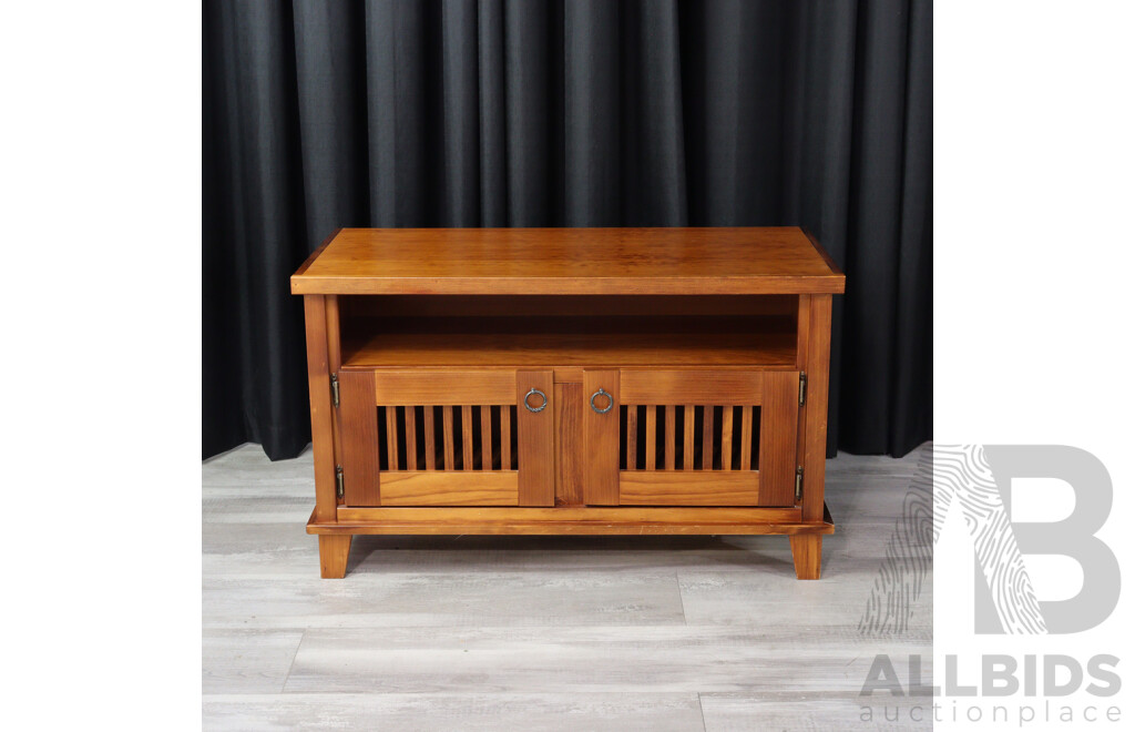 Small Timber Entertainment Cabinet
