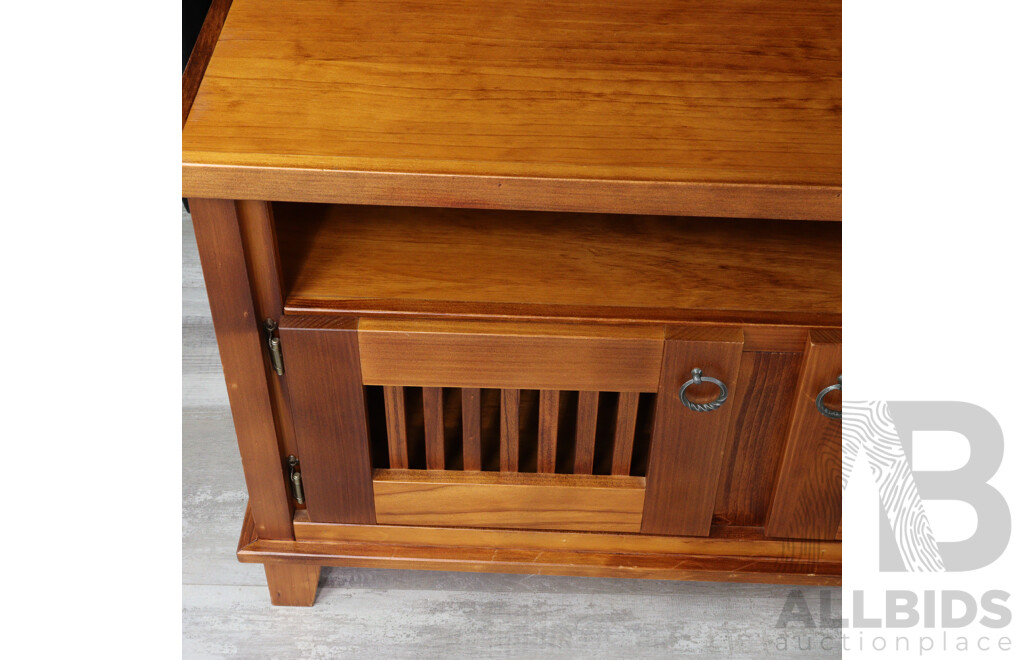 Small Timber Entertainment Cabinet