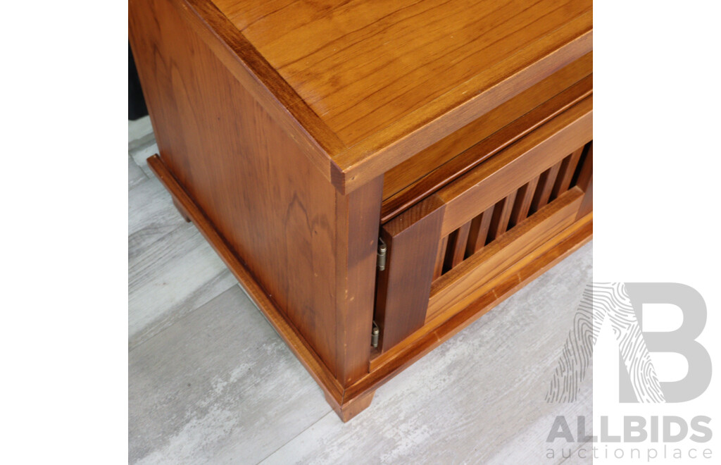Small Timber Entertainment Cabinet