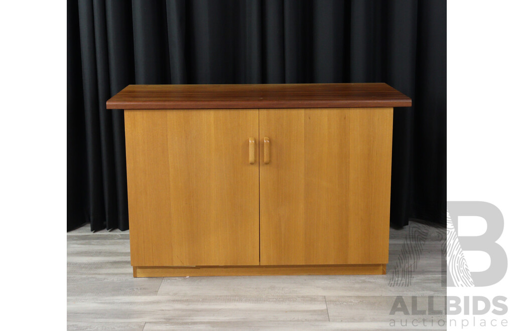 Timber Storage Cabinet with Chopping Board Top