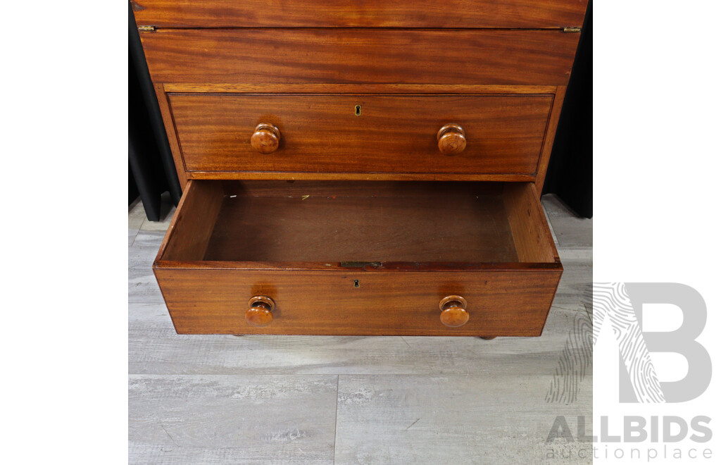 Victorian Cedar Post Masters Desk