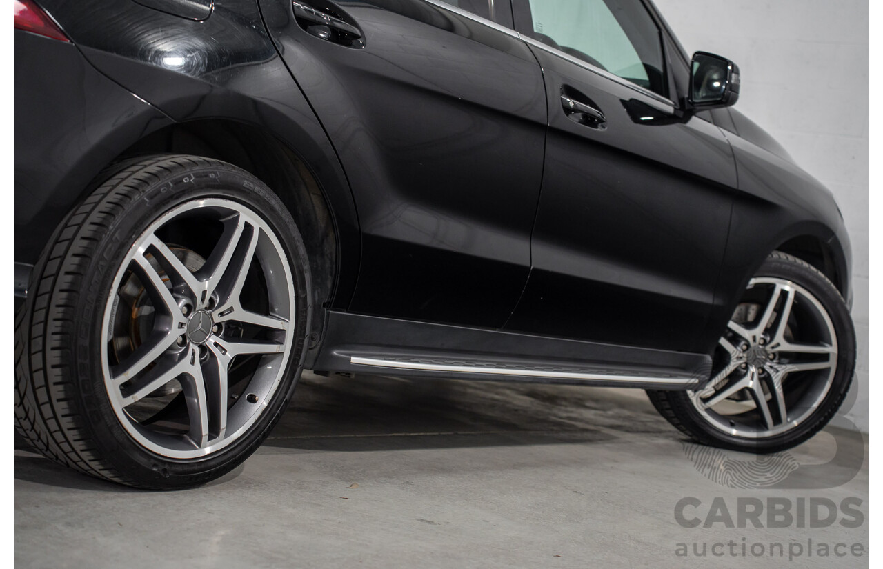 08/2016 Mercedes-Benz GLE 350d 4MATIC (AWD) 166 MY17 4D Wagon Obsidian Black Metallic Turbo Diesel V6 3.0L