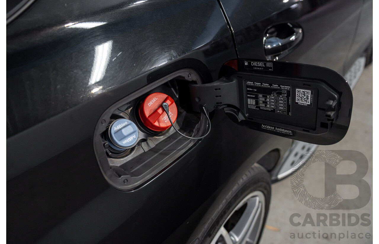 08/2016 Mercedes-Benz GLE 350d 4MATIC (AWD) 166 MY17 4D Wagon Obsidian Black Metallic Turbo Diesel V6 3.0L