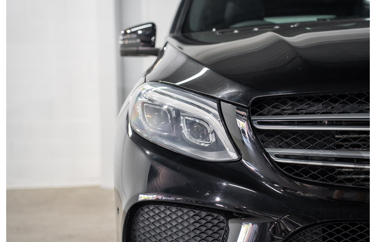 08/2016 Mercedes-Benz GLE 350d 4MATIC (AWD) 166 MY17 4D Wagon Obsidian Black Metallic Turbo Diesel V6 3.0L