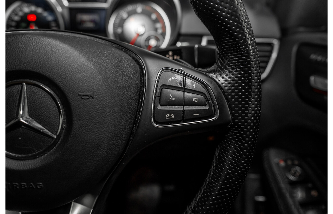 08/2016 Mercedes-Benz GLE 350d 4MATIC (AWD) 166 MY17 4D Wagon Obsidian Black Metallic Turbo Diesel V6 3.0L