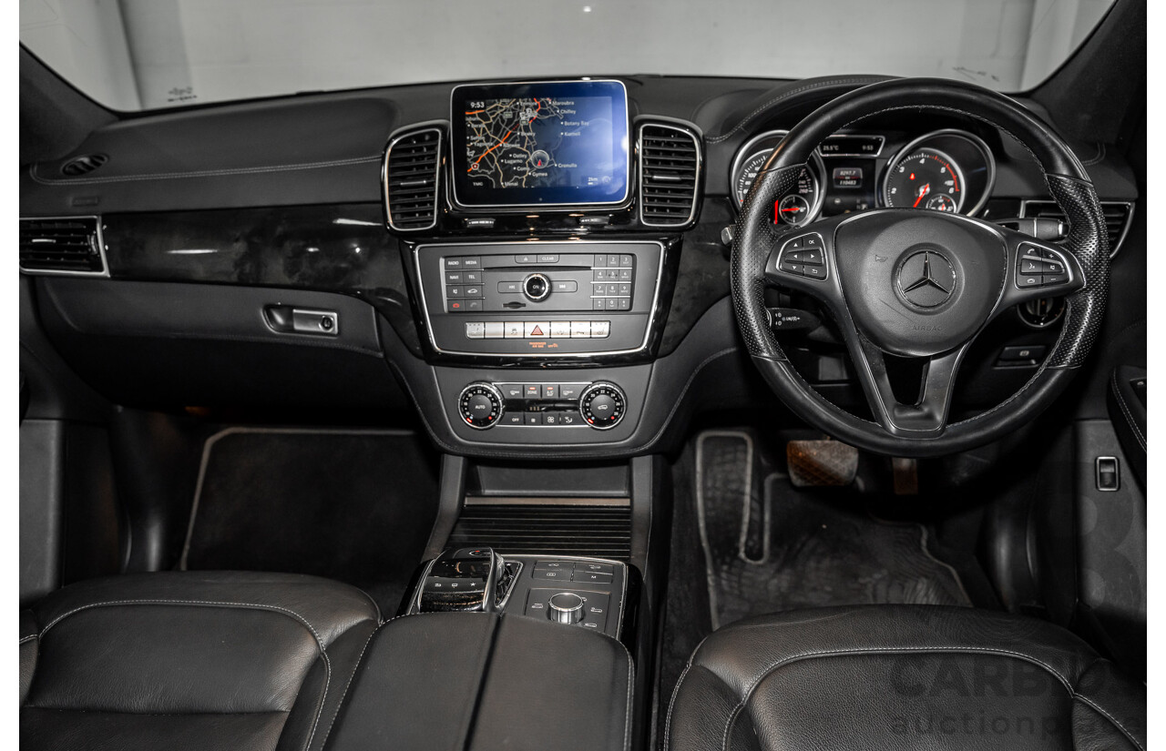 08/2016 Mercedes-Benz GLE 350d 4MATIC (AWD) 166 MY17 4D Wagon Obsidian Black Metallic Turbo Diesel V6 3.0L