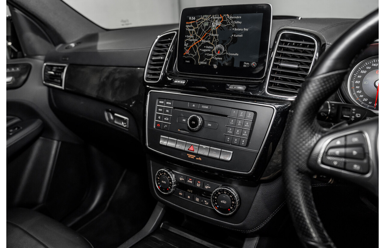 08/2016 Mercedes-Benz GLE 350d 4MATIC (AWD) 166 MY17 4D Wagon Obsidian Black Metallic Turbo Diesel V6 3.0L