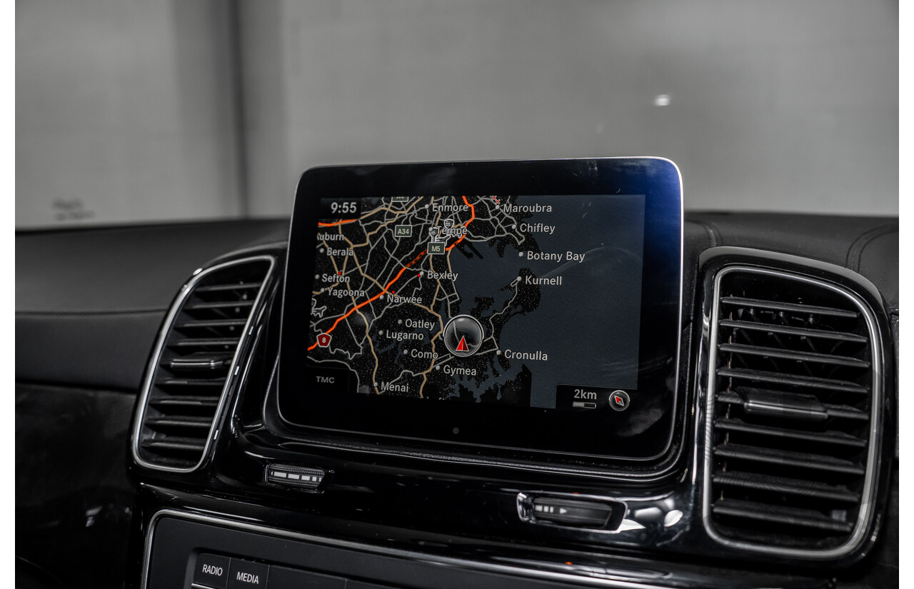 08/2016 Mercedes-Benz GLE 350d 4MATIC (AWD) 166 MY17 4D Wagon Obsidian Black Metallic Turbo Diesel V6 3.0L