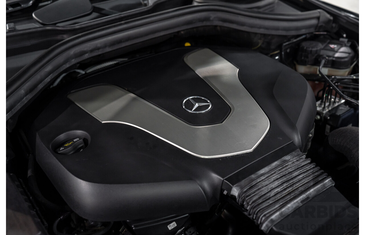 08/2016 Mercedes-Benz GLE 350d 4MATIC (AWD) 166 MY17 4D Wagon Obsidian Black Metallic Turbo Diesel V6 3.0L