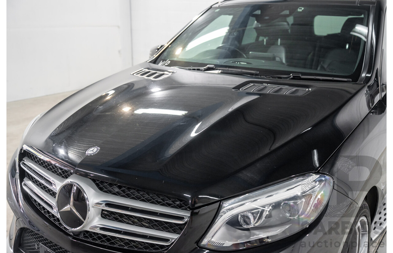 08/2016 Mercedes-Benz GLE 350d 4MATIC (AWD) 166 MY17 4D Wagon Obsidian Black Metallic Turbo Diesel V6 3.0L