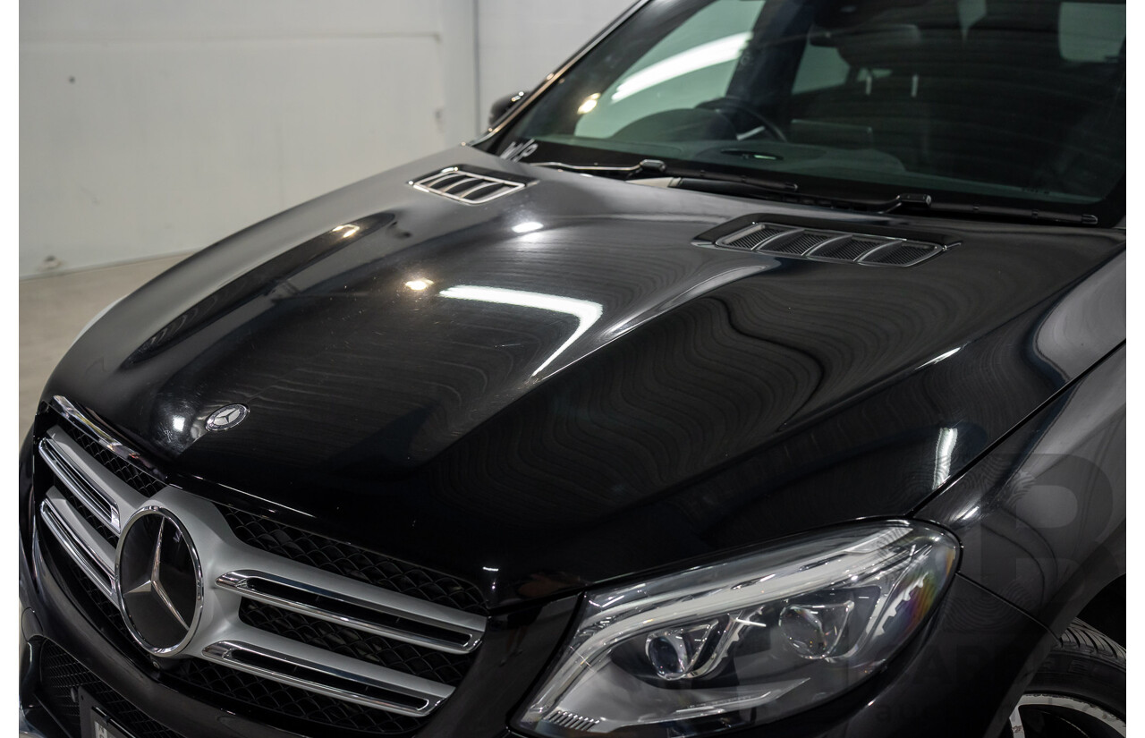 08/2016 Mercedes-Benz GLE 350d 4MATIC (AWD) 166 MY17 4D Wagon Obsidian Black Metallic Turbo Diesel V6 3.0L