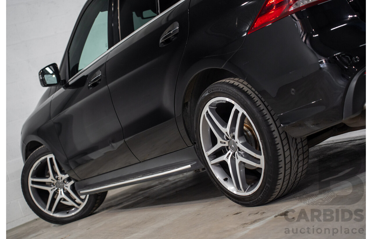 08/2016 Mercedes-Benz GLE 350d 4MATIC (AWD) 166 MY17 4D Wagon Obsidian Black Metallic Turbo Diesel V6 3.0L